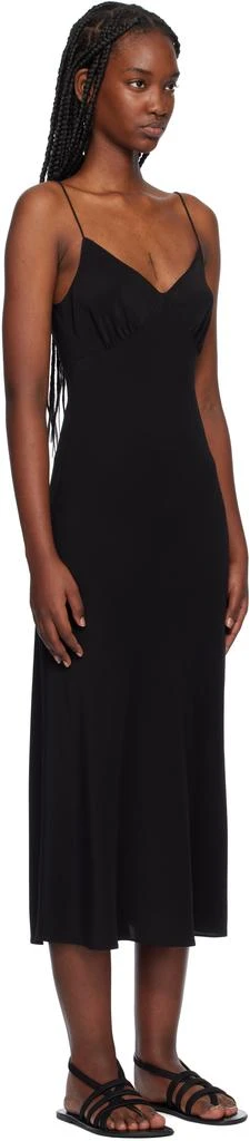 Matteau Black Low Back Slip Dress 2