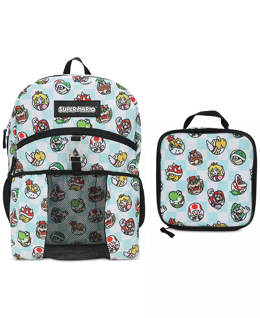 SUPER MARIO Toddler 
Little Kids Backpack 
Lunch Bag Set