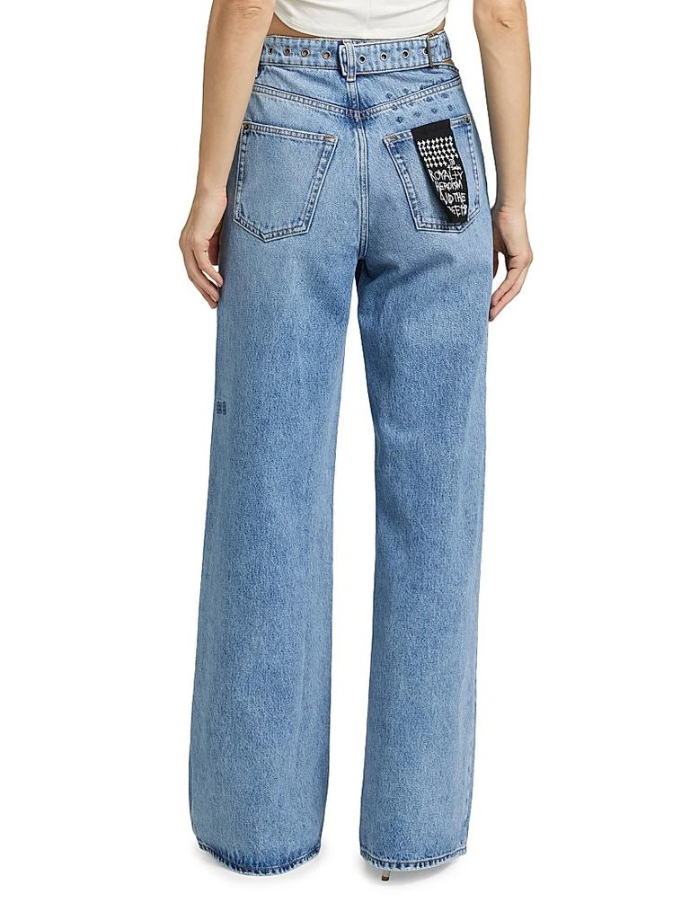 Ksubi Democrazy Strider Dettached Belted Wide-Leg Jeans 5