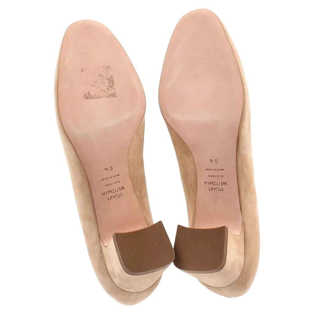suede pump stuart weitzman mary ann pump