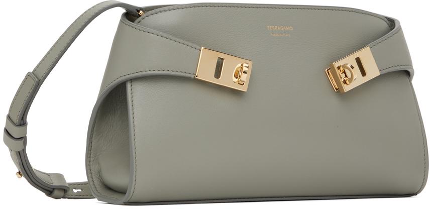Ferragamo Gray Hug Crossbody Bag