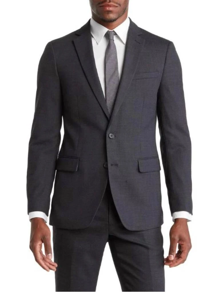 Original Penguin Men's Birdseye Stretch Suit Jacket - Blue - Formal jackets