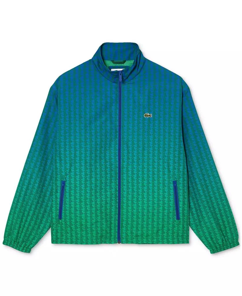 Lacoste Men's Zip-Front Geo Pattern Jacket 1