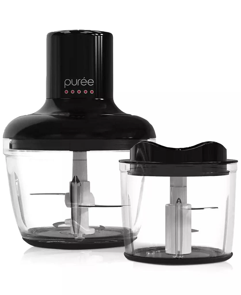 Tzumi Puree 8.5-Cup Food Processor with Stainless Steel Blades, Black 2