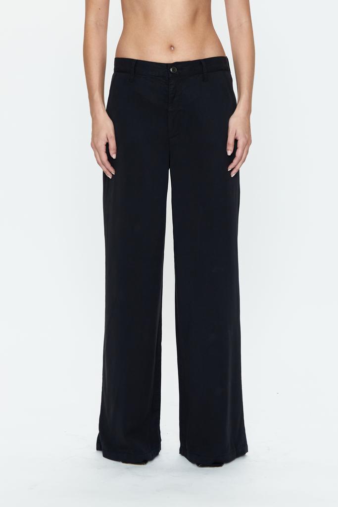 Pistola Denim Jadyn Low Slung Palazzo - Fade to Black