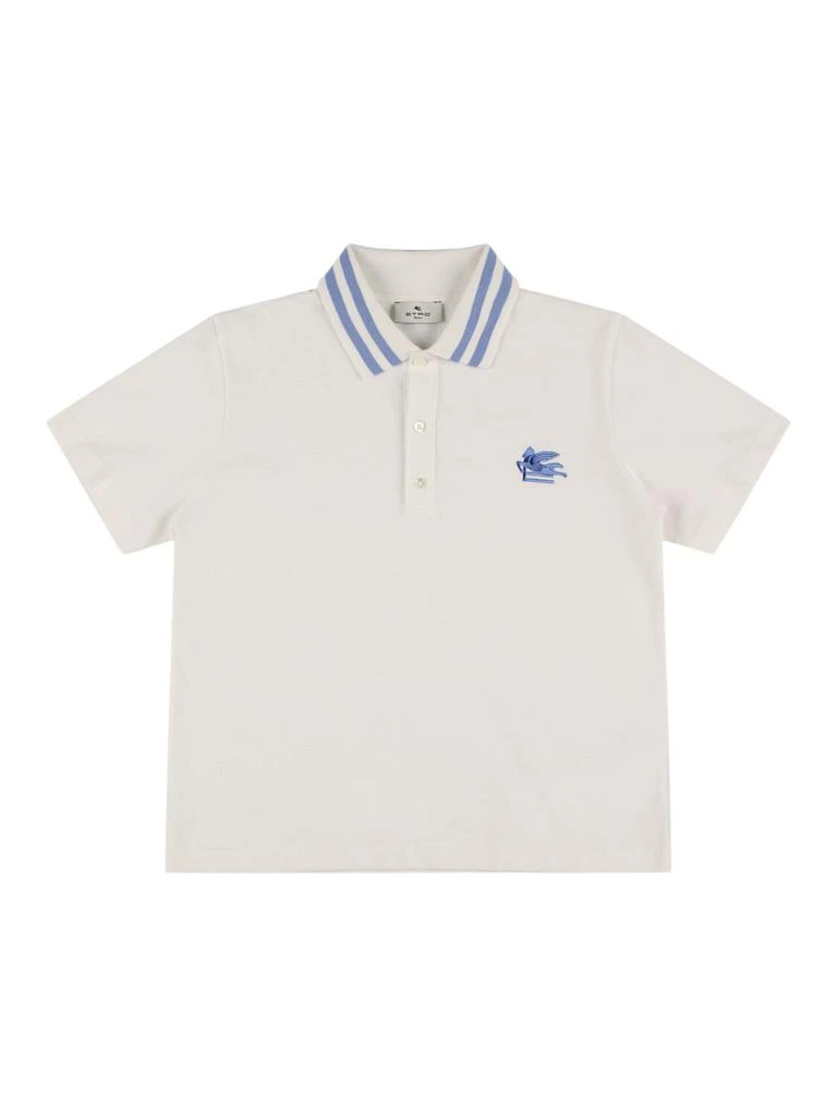 ETRO Cotton Jersey Piquet Polo Shirt 1