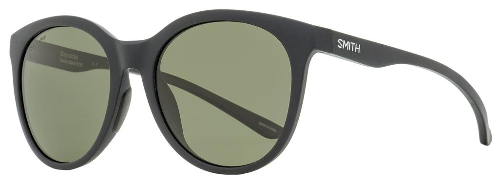 Smith Women's Polarized Sunglasses Bayside 003LZ Matte Black 54mm