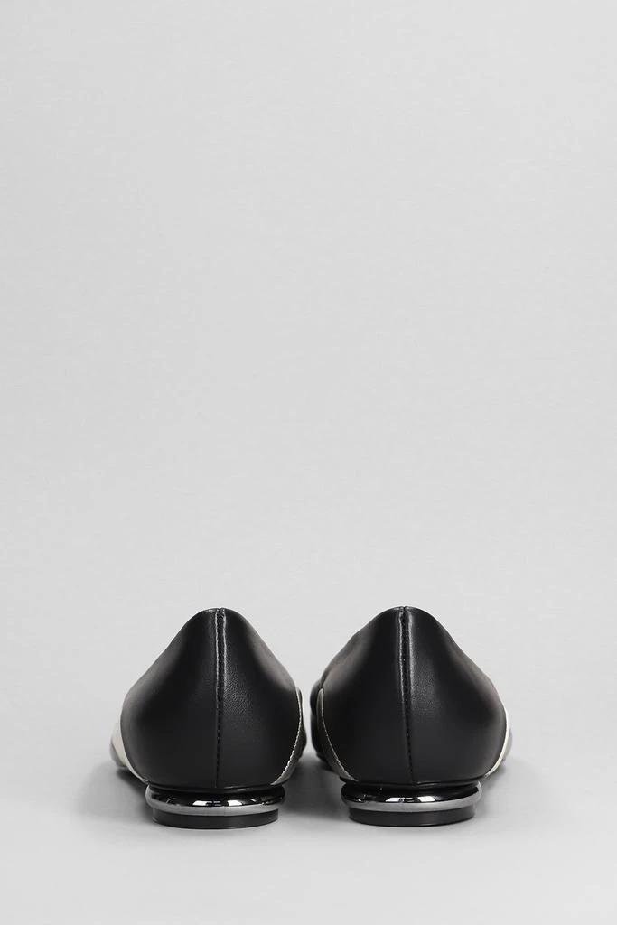 MARC ELLIS Ballet Flats In White Suede And Leather 4