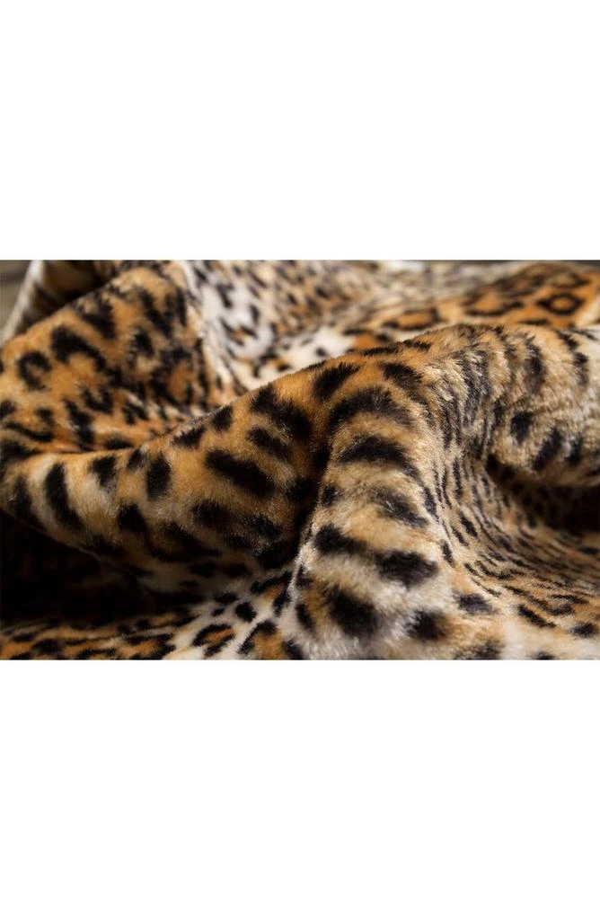 LUXE Faux Fur Throw - Leopard 3
