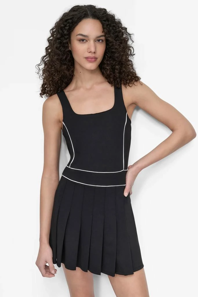 DKNY DRESS WITH BUILT IN BIKE SHORT AND BRA WITH REMOVABLE PADS 7