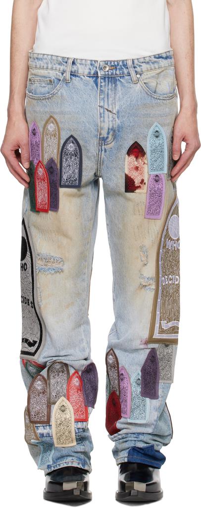 Who Decides War Blue Pastel Jeans