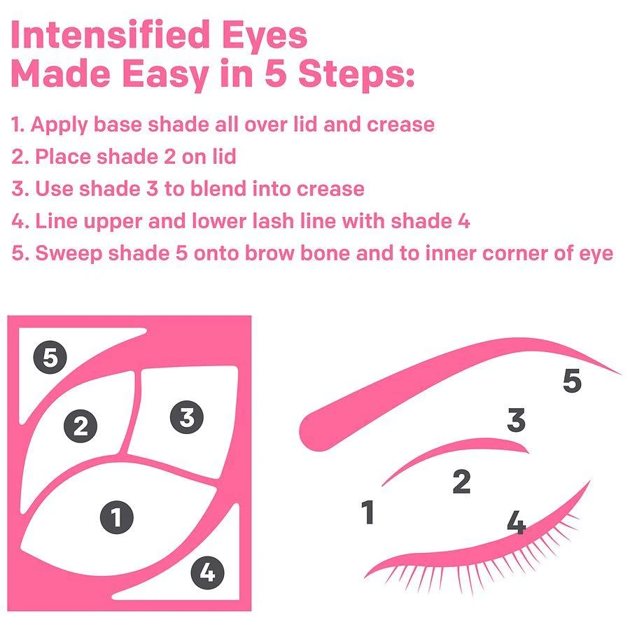 Almay Intense I-Color Enhancing Eyeshadow Palette 6