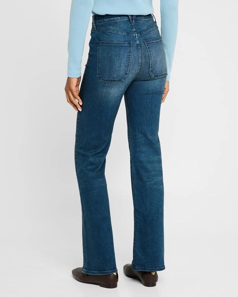 VERONICA BEARD Crosbie High-Rise Wide Loafer Jeans 3
