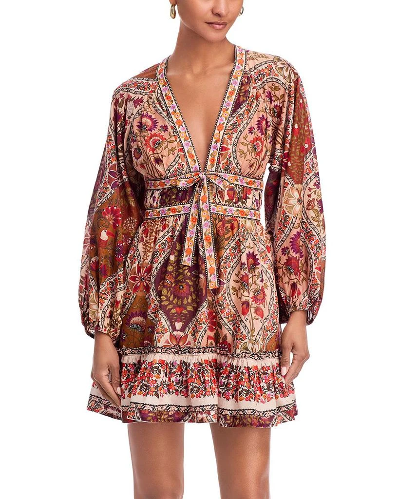 Farm Rio Romantic Nature Mini Dress 1