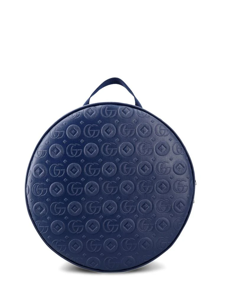 Gucci Gucci Kids Logo Embossed Zip-Up Backpack