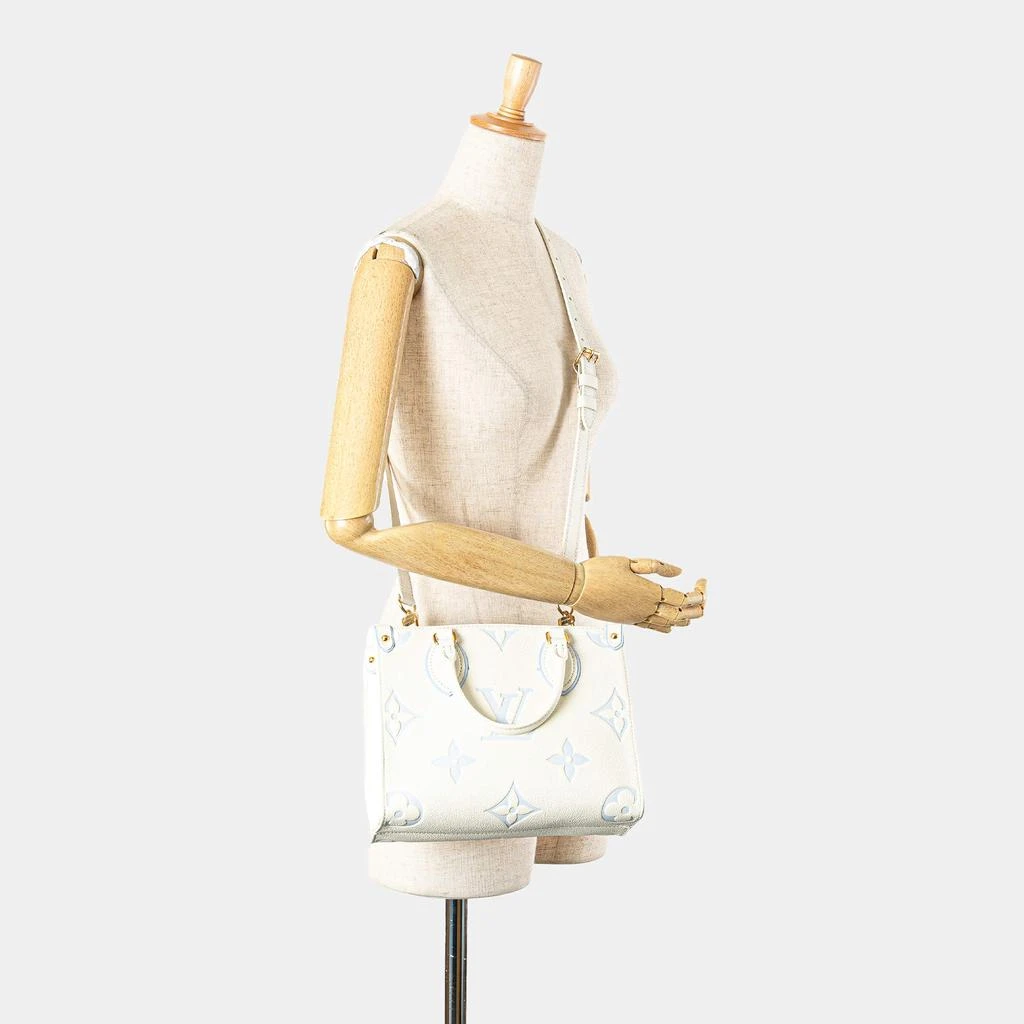 Louis Vuitton Louis Vuitton Blue/White Monogram Empreinte Giant Onthego PM 5