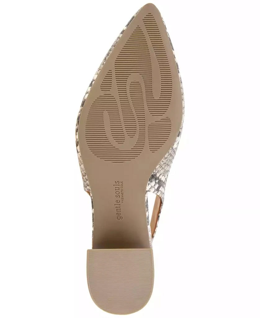 Gentle Souls Women's Georgia Slingback Block-Heel Pumps 5