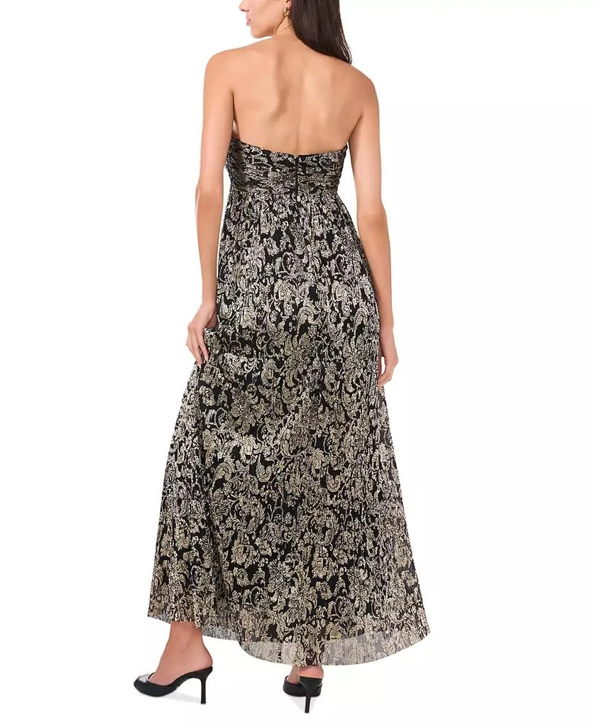 Parker Women's The Piper Metallic-Print Strapless Maxi Dress 2