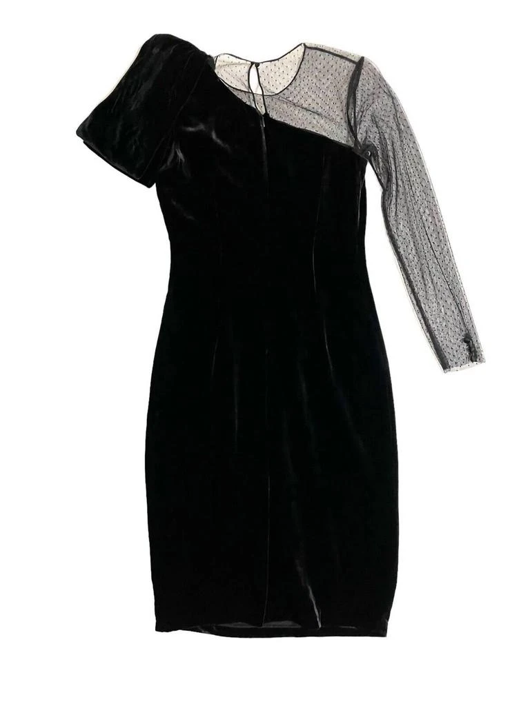Sachin & Babi Sachin & Babi - Bali One Shoulder Velvet Lace Crystal Dress 4