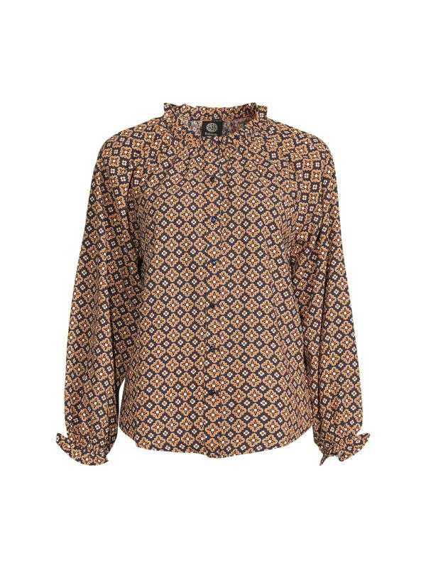 Bobeau Geometric Button Down Shirt 4
