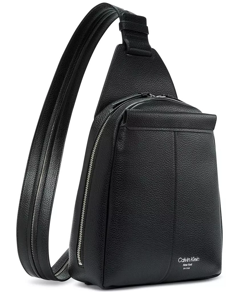 Calvin Klein Millie Convertible Leather Sling Bag, Backpack 2