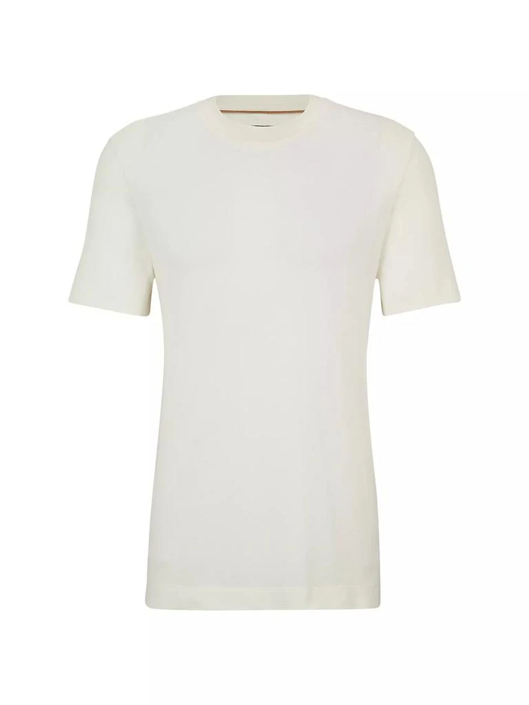 Hugo Boss Textured-Knit T-Shirt 1