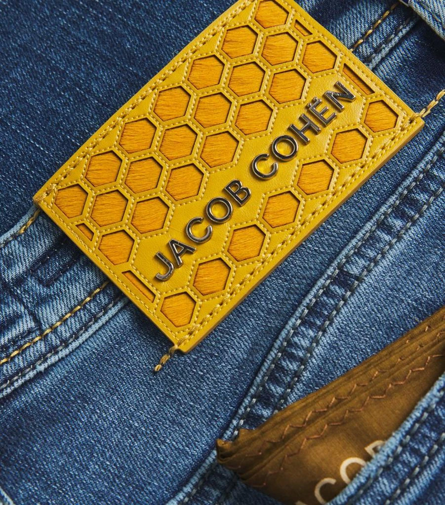 Jacob Cohën Honeycomb-Patch Paint Bard Jeans 5