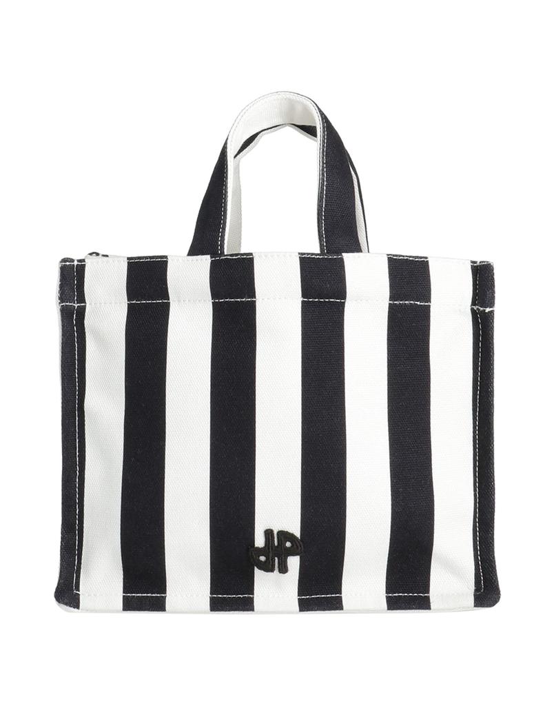 Shop Navy Blue Canvas Trapeze Handbag on Sale at BeyondStyle