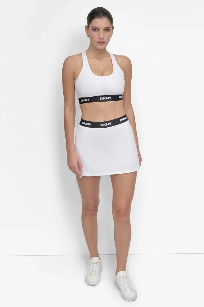 DKNY LOGO ELASTIC BALANCE COMPRESSION SKORT 8