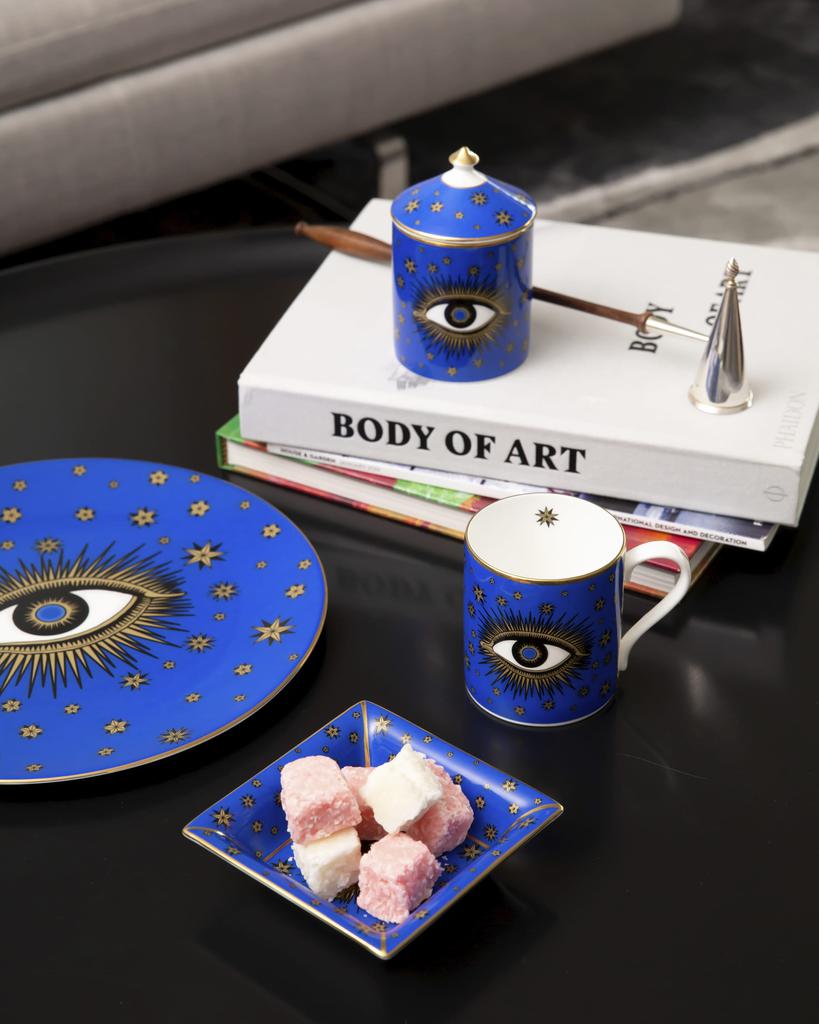 Halcyon Days Evil Eye Square Trinket Tray