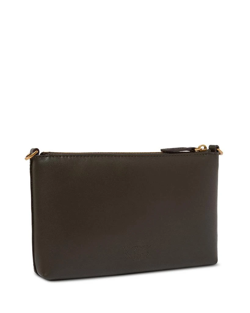 PINKO Mini Leather Flat Zip Pouch 3