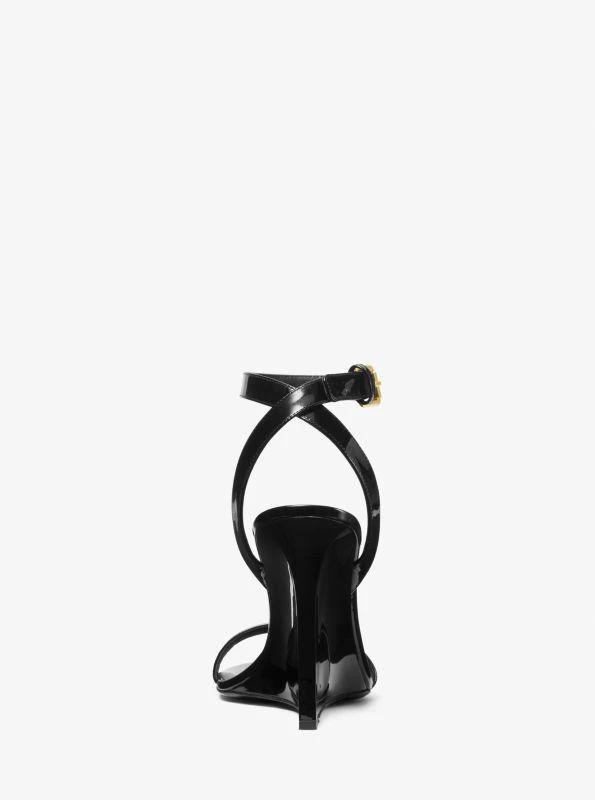 Michael Kors Claudia Patent Leather Wedge Sandal 3