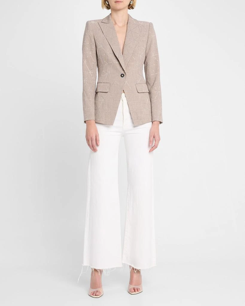 Ramy Brook Kensington Embellished Single-Breasted Blazer 2