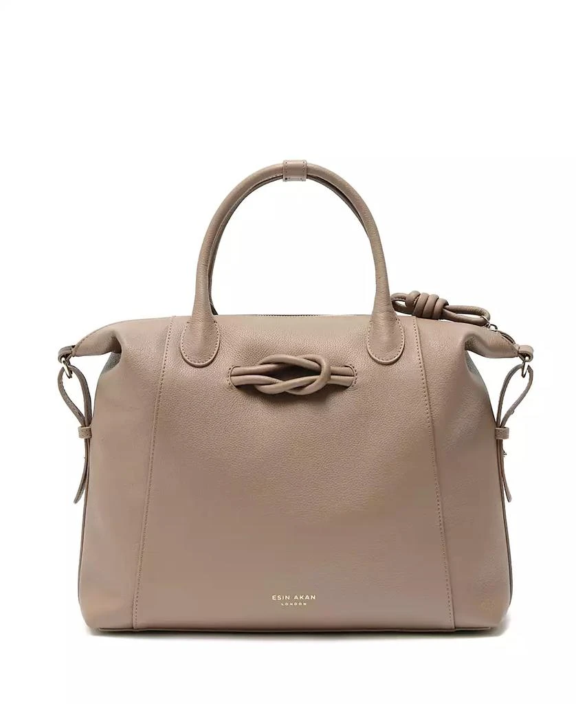 Esin Akan Wimbledon Large Leather Backpack Tote 6