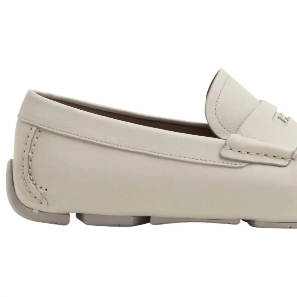 Salvatore Ferragamo Men
s Newton Leather Loafers In Grey 3