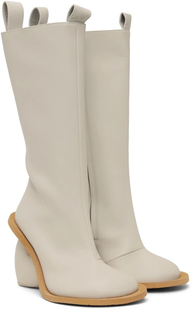 YUME YUME SSENSE Exclusive Off-White Love Boots 4