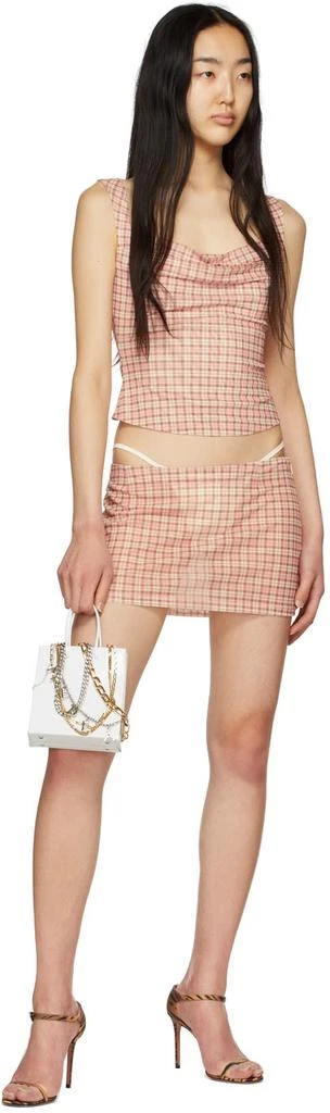 Miaou Pink Fig Mini Skirt 4