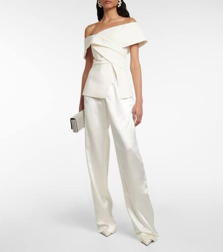 Danielle Frankel Miriam silk and wool pants