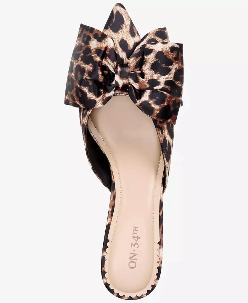 On 34th Alaynaa Pointed-Toe Bow Mule Pumps, Exclusively at Macy's 7
