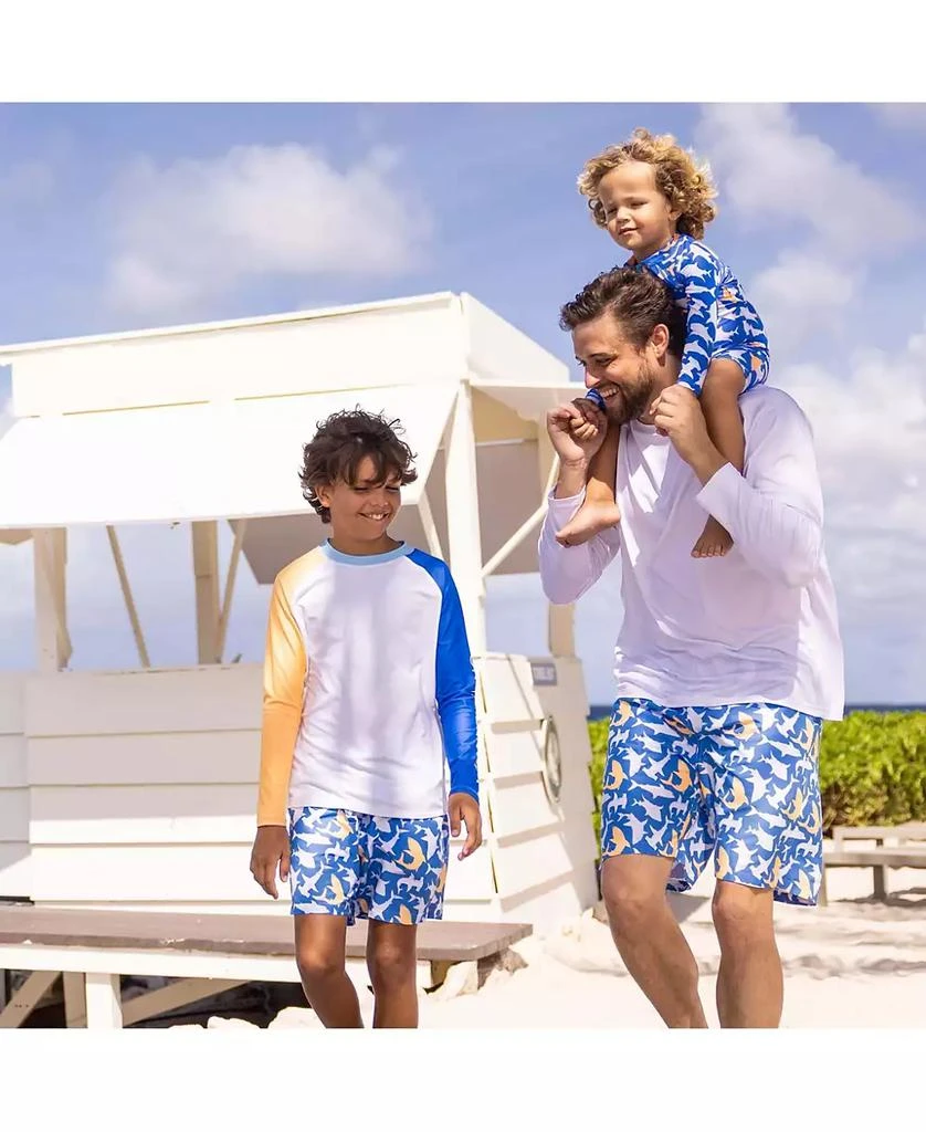 Snapper Rock Baby Boys Shark Squad LS Sunsuit 5