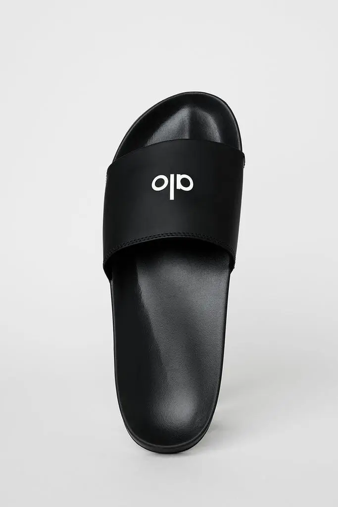 Alo Unisex It Slide - White - Sandals - Free Shipping  display picture 3