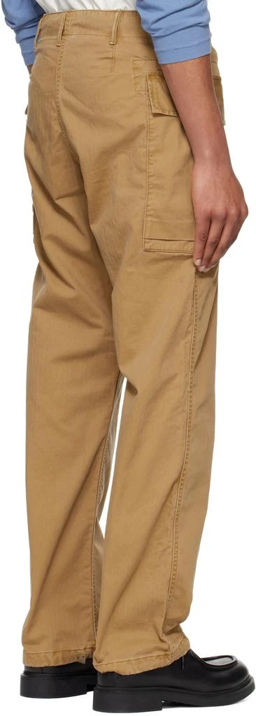 RRL Khaki Herringbone Twill Cargo Pants 3