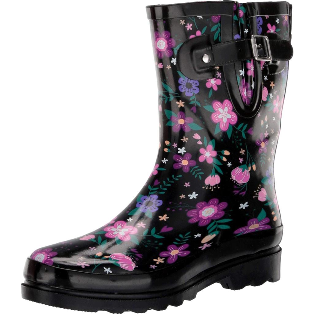 Western Chief Waterproof Mid Rain Boot Blossoming  2110531P-981 Women's