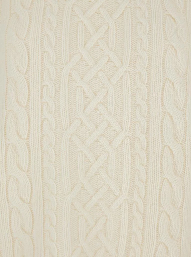 Ivy & Oak 'Klarina Ann' White Crewneck Sweater In Wool Woman 3