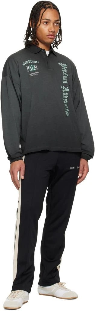 Palm Angels Black Classic Logo Track Pants 4