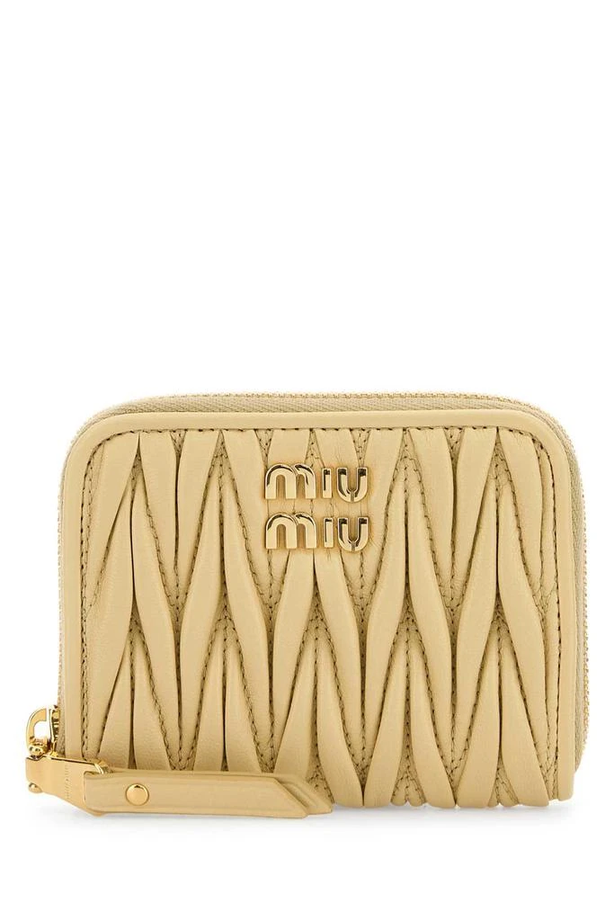 Miu Miu Pastel Yellow Leather Coin Purse 1