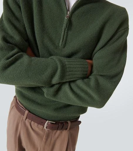 Allude Cashmere half-zip sweater 7