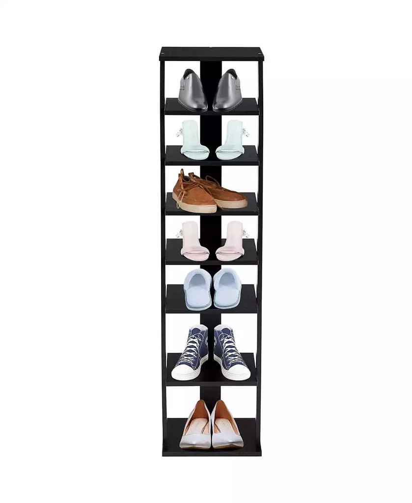 Shop Wooden Shoes Storage Stand 7 Tiers Shoe Rack Organizer Multi-shoe ...