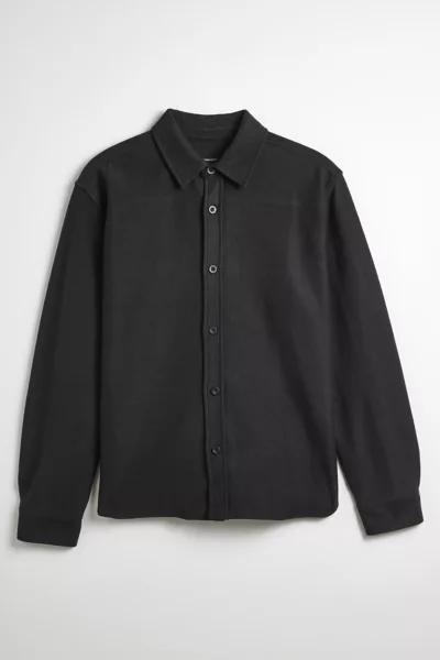 Standard Cloth Standard Cloth Knit Button-Down Overshirt