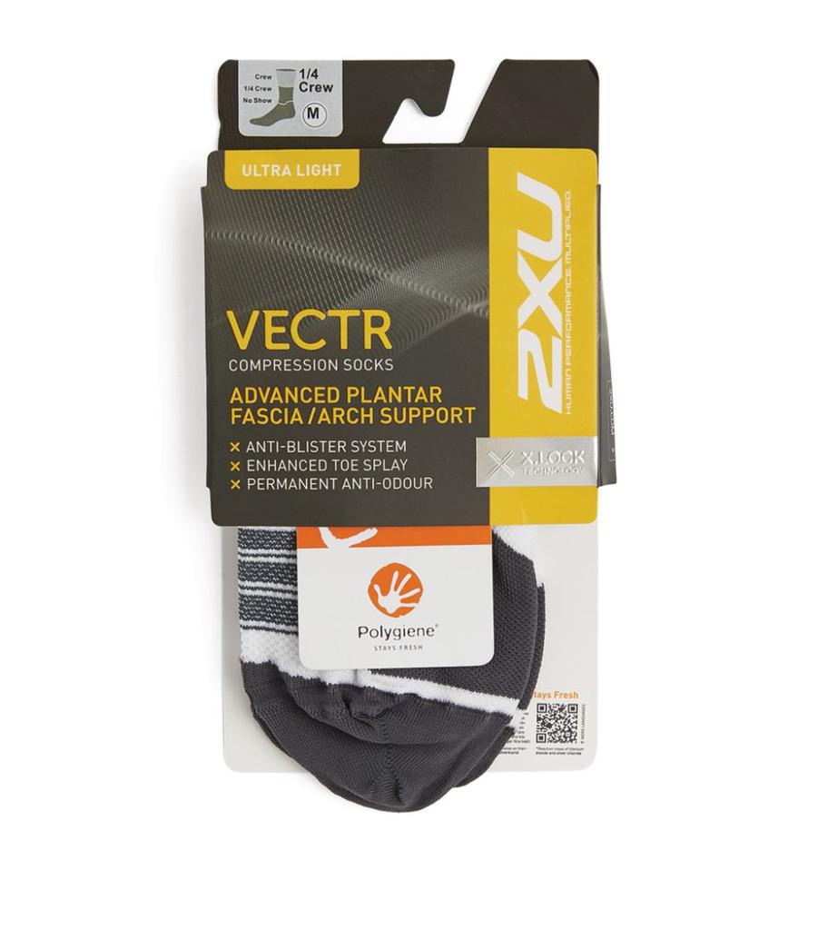 2XU Vectr Ultralight ¼ Crew Socks